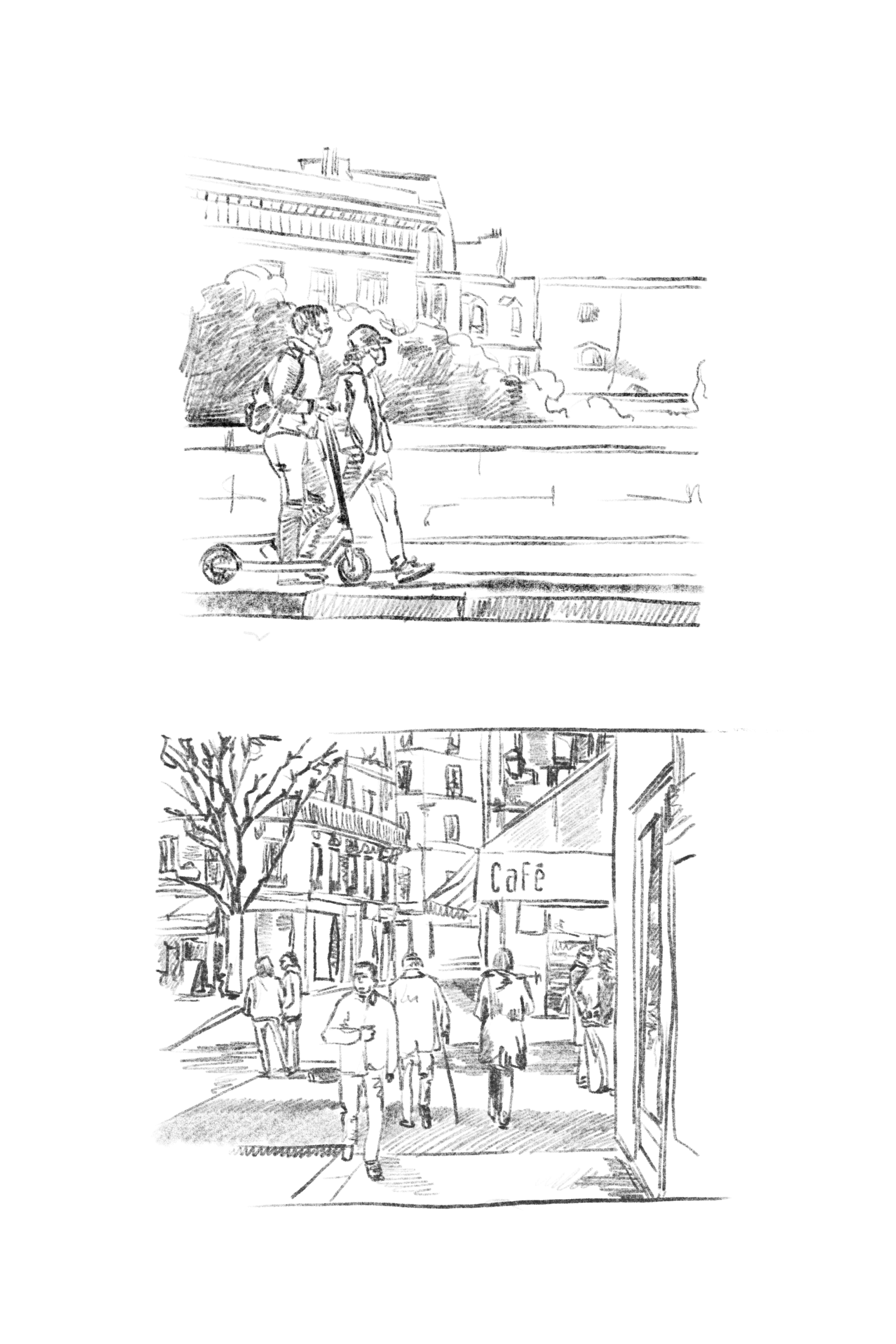 A sketch by Nicolas Solerieu made on 2021.11.20
