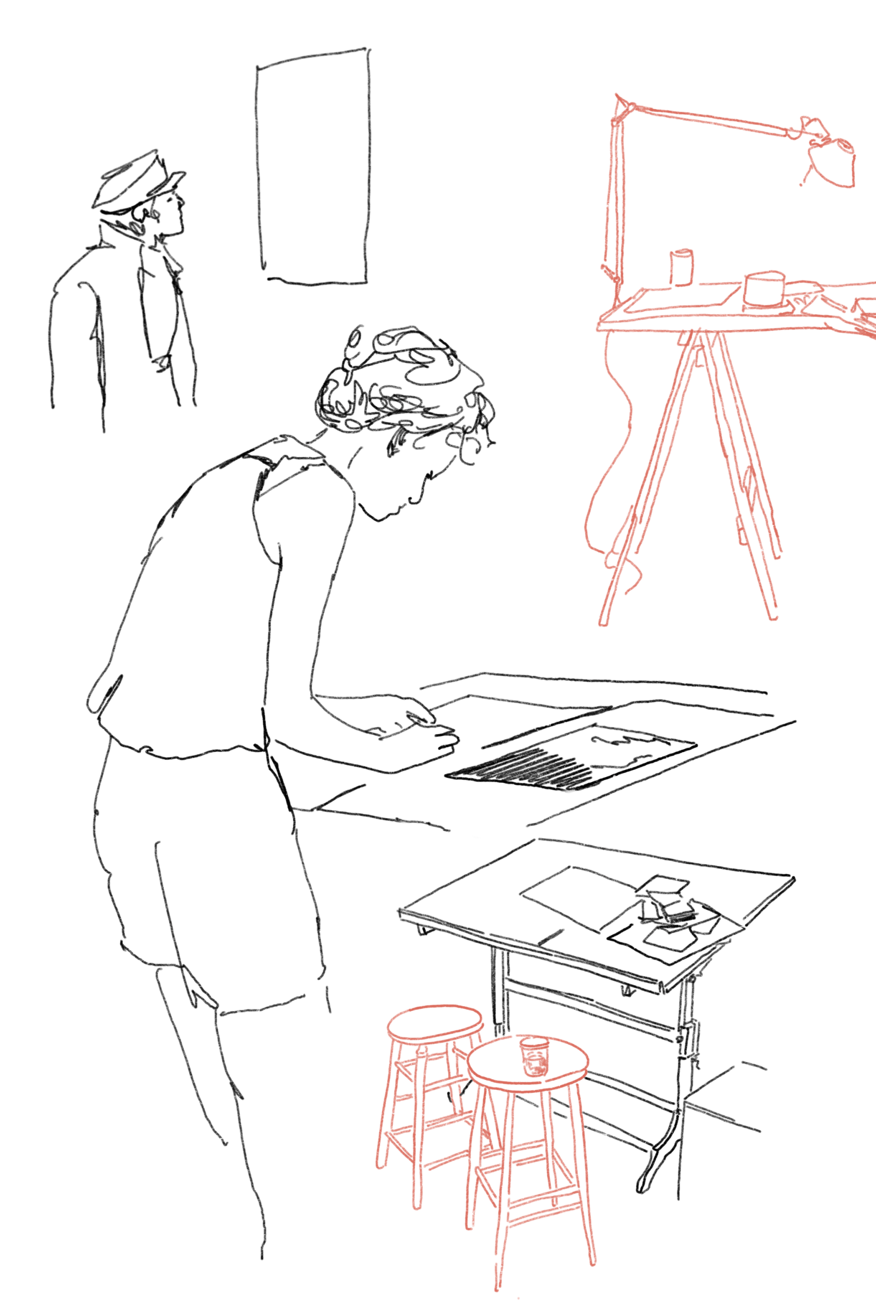 A sketch by Nicolas Solerieu made on 2024.10.18